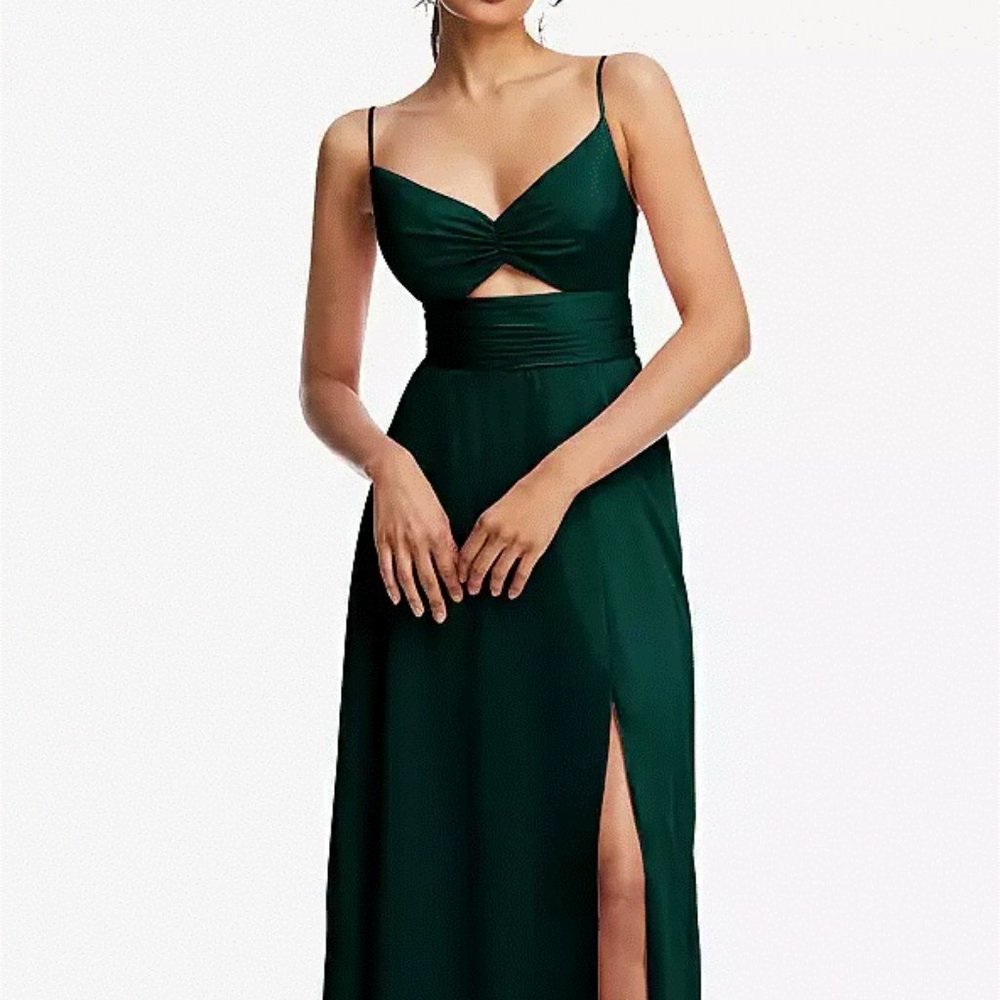 Thread TH117....Triangle Cutout Bodice Maxi Dress....Evergreen..Size 2...NWT